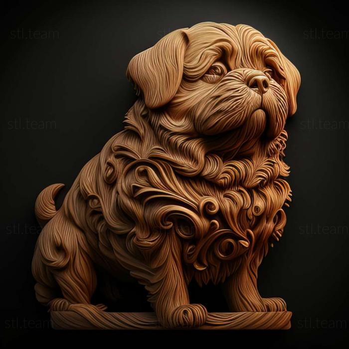 3D model Small Lion dog (STL)